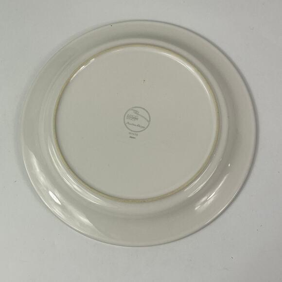 Nancy Calhoun Plate White Japan Stoneware Dessert Salad Replacement Vintage - Picture 2 of 7